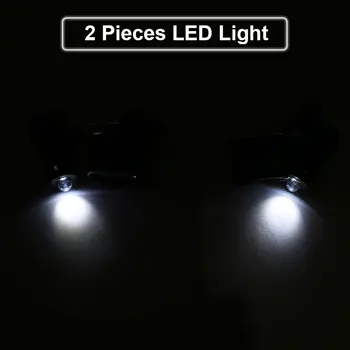 20X LED Magnifier Očala kateri je daljnogled Povečevalno Steklo z 2 LED-Lučka Loupe za ure in Ure Popravilo Home Office Orodij