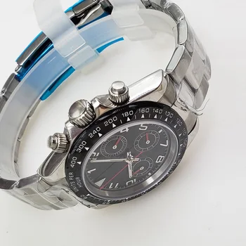 Nov visoke kakovosti moške gledajo VK63 watch bomax marina quartz kronograf svetlobna gibanje kazalca 39 MM keramične plošče D6