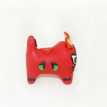 1/12 Lutke Miniaturni dodatna Oprema Mini Red Tiger Simulacije Živali Model Igrače za Doll House Decoration