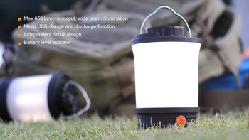 2106 Novih Fenix CL30R Kamp svetlobe Max 650 Lumnov Mikro-USB za polnjenje 3*18650 anti-glare kampiranje svetilke oprema žarnice