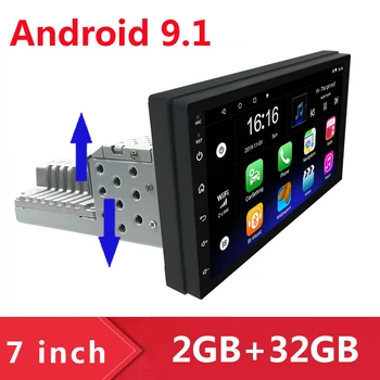 Android 9.1 Univerzalno 1 DIN Avto GPS Predvajalnik, Stereo Vodja Enote 7