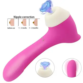 Močan Klitoris Bedak Vibrator Vagina Vibrator Muco, Črpalka G Spot Nastavek za Stimulacijo Ščegetavčka Bedak Massager Sex Igrače za Ženske