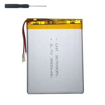 7 palčni tableta univerzalno baterijo 3,7 v 3500mAh litij-polimer Baterija za Digma Letalo 7556 3G +izvijač