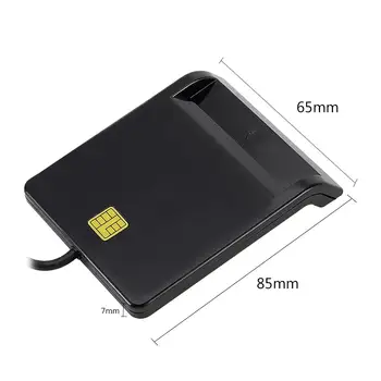 USB 2.0 Smart Card Reader Vrhunske Kakovosti Spretno Proizvodnji za DNIE ATM CAC IC ID Bančne Kartice SIM Windows Linux