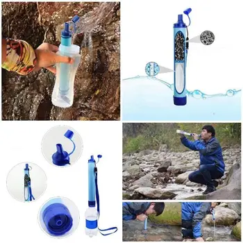 Prenosni Čistilec Vode Kampiranje, Pohodništvo Sili Življenja, Preživetja Na Prostem Varno Čistilec Preživetje Vodni Filter Pitne Zdravljenje