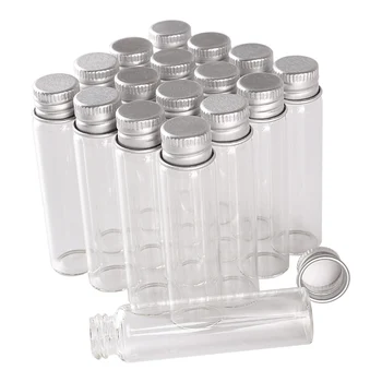 Debelo 100 kosov, 6ml 16*60mm Steklenice z Aluminijem Kape Mini Steklenice Majhne Kozarce, Ampule