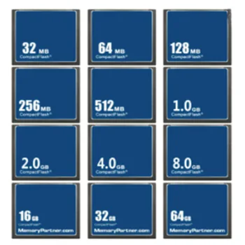 CF Kartica Veleprodajna Cena 10PCS/Lot 1 GB 2 GB 4 GB 8 GB 16 G 32GB 64GB Compact Flash Kartice Compactflash Digitalne Pomnilniške Kartice Fotoaparata