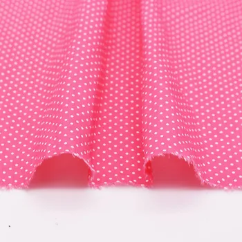 Tiskane Bombažne Tkanine Za DIY Mozaik Quilting Šivanje Dot Tkanine Tkiva Baby Otrok Stanja Blazino Blazine, Zavese, Material