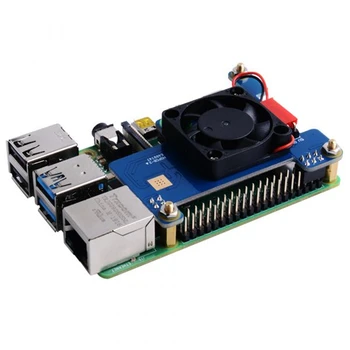 PoE KLOBUK Modul Power-Over-Ethernet Razširitev Odbor z Hladilni Ventilator 30x30x7mm za Raspberry Pi 4B / 3B+
