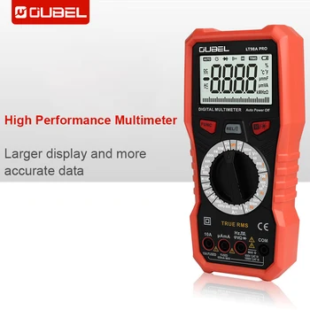 OUBEL Digitalni Multimeter 6000 Visoko natančnost True RMS Auto Obseg Voltmeter Ampermeter Smart Kondenzator Temperatura NKV Ohm Hz Tester