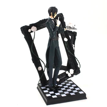 24 cm Anime Black Butler Sebastian Michaelis PVC Dejanje Slika Zbirateljske Model Igrača