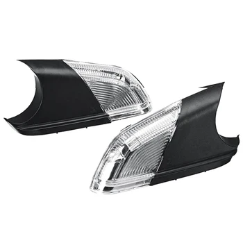 Avto Rearview Mirror Strani Krilo Ogledalo LED Vključite Opozorilne Luči za Skoda Octavia MK2 A5 2004-2008 1Z0949101C 1Z0949102C