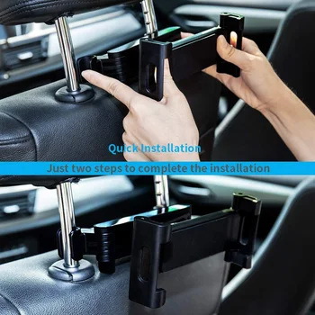 Avto Blazino Telefon Nosilec za Podporo Auto Sedež Nazaj Vzglavnik Mobile Tablet Stojalo za Zunanjo Osebni Avto Deli, Okraski