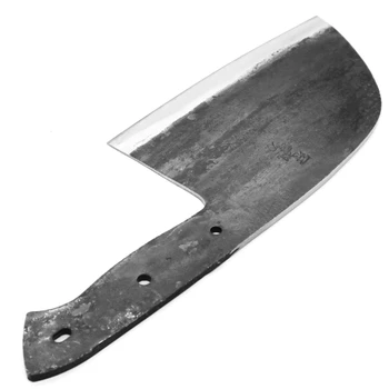 Ročno Kovani Kuhar Nož, Platirane Jekla, Kovane Kitajski Cleaver DIY Prazno rezilo kuhinjski noži meso, zelenjava za rezanje orodja NOVA