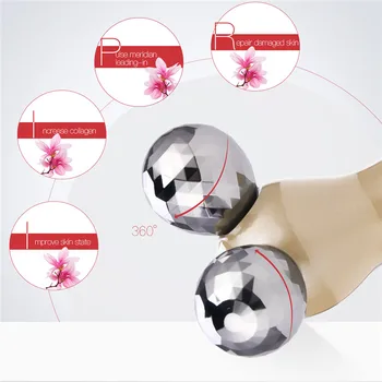 3D V Obraz Žogo Roller Obraz Massager Obraza Lifting Učvrstitev Celotno Telo, Hujšanje Gubam Odstranitev Impulz za Nego Kože, Kozmetični Orodje 42
