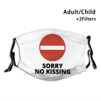 Smešno Masko Design Proti Prahu Filter Stroj Masko Otroci Smešno Obraz Ne Poljubljanje