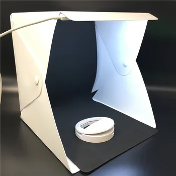 Magnetni tip Prenosna Zložljiva Lightbox Fotografija Studio Softbox LED Luči Soft Box za iPhone DSLR Kamere za Fotografije za Ozadje