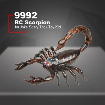 Infrardeči Daljinski upravljalnik Realne Ponaredek Modelno Scorpion s 360 stopinj Rotacija, RC Potegavščina Žuželk, Hroščev za Šalo Strašen Trik Igrača Otrok