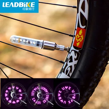 Leadbike 7 LED Pisane Kolo Kolo LED Luči Kolesarjenje kolesarska Oprema Nepremočljiva Pnevmatik Ventil Svetlobe za Brezplačno dostavo