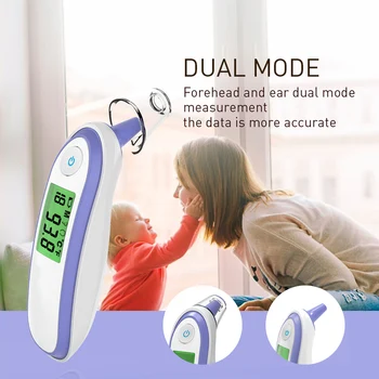 BOXYM Baby Infrardeči Termometer Digitalni LCD Telo Meritve Термометр Čelo Uho brezkontaktno Telo Otrok Termômetro