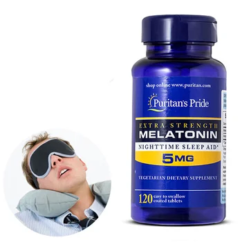 Melatonin 5 mg 120 Earl pomoč noč spanja brezplačne dostave /2bottles