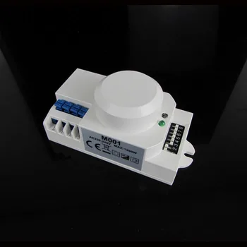 Nov slog 220V/AC-240V/AC 360-stopinjski Mikrovalovna Senzor Stikala za Luč Indukcijske Mikrovalovna Senzor Gibanja M001 Brezplačno nakupovanje