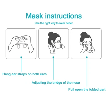Medicinske Kirurške Maske Za Zaščito Maske 3 Plast Meltblown Razpoložljivi Obraz Zaščitni Prahu Filter Varnost Maske Kirurške Maske