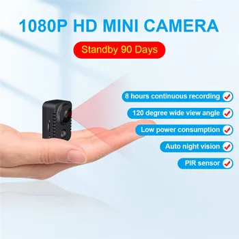 QZT Prenosni Majhnih Video Kamero širokokotni Mini IP Kamera Brezžična Mikro Telo Cam Night Vision Mini Doma Varnostne Kamere 1080P