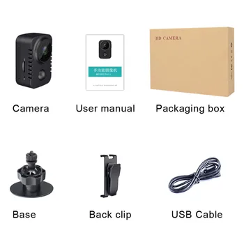 QZT Prenosni Majhnih Video Kamero širokokotni Mini IP Kamera Brezžična Mikro Telo Cam Night Vision Mini Doma Varnostne Kamere 1080P