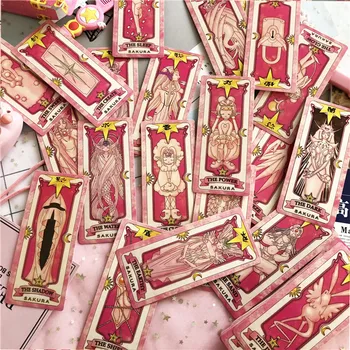 1 nastavite Anime Cardcaptor Sakura Clow Kartico cosplay prop KINOMOTO SAKURA Card captor Sakura Karte, Tarot