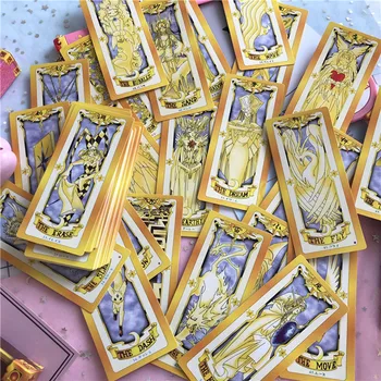 1 nastavite Anime Cardcaptor Sakura Clow Kartico cosplay prop KINOMOTO SAKURA Card captor Sakura Karte, Tarot