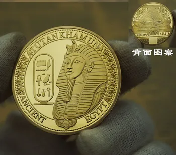 Sfinga v egiptu pozlačeni 40 mm Egiptovski Faraon Spominski Kovanec Turizem Darilo