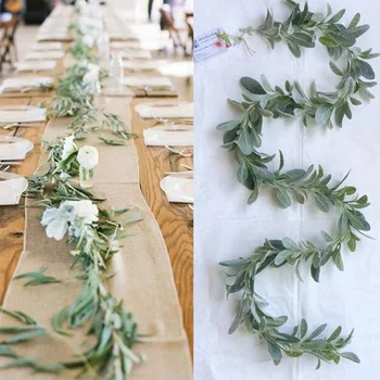 155 cm umetne rastline listi DIY poroko strop cvet vinske trte ponaredek willow rattan doma vrt Božični dekor wisteria
