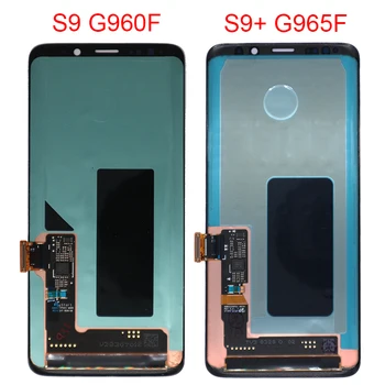 Original S9 Zaslon Za Samsung Galaxty S9 LCD Plus Z Okvirjem Super AMOLED Za Samsung S9 G960F S9Plus G965F Zaslon Brez Napake