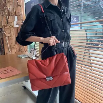Moda verige hobos ženske ramo torbe, oblikovalec torbice razkošje mehke pu usnje crossbody vrečko velike tote ženske torbice 2020