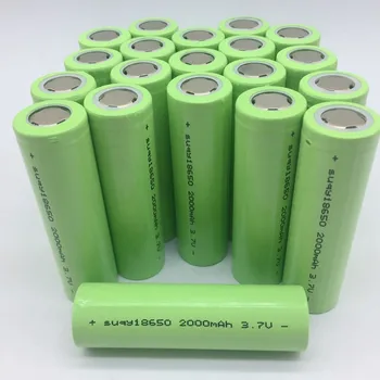 Suqy 12-40 kos Novo Li Ion 2000mAh baterija 18650 Recargable 3,7 v Litij-Ion Baterije za ponovno Polnjenje Za Led Svetilko igrače bateria