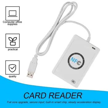 RFID Bralnik Pametnih Kartic, Pisatelj kopirni stroj Duplicator Napiše kopijo USB S50 13.56 mhz ISO/IEC18092+5pcs M1 Kartice NFC ACR122U Dropship