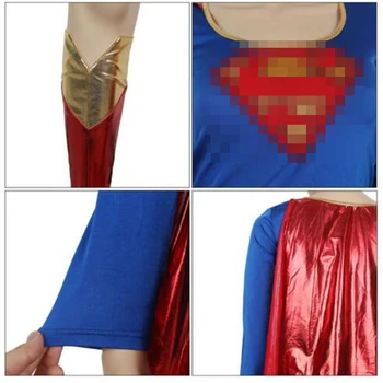 Superwoman Obleko Super Cosplay Kostumi Za Odrasle Dekleta Noč Čarovnic Super Dekle Obleko Superheroj Sprašujem Super Junak Obleko