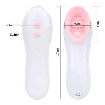 IKOKY Oralni Seks Jezika Vibratorji Klitoris Bradavico, Naivnež, G-spot Masaža 7 Hitrosti Klitoris Vagine Stimulator Spolnih Igrač Za Ženske