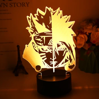 Naruto Nagato Slika Otroci Nočna Lučka Led Barva Spreminja Otrok Spalnica Nočna Darilo za Rojstni dan namizne Svetilke Šest Poti Bolečine