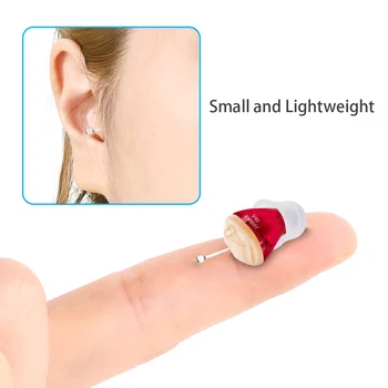 Mirasing Prenosni Mini Slušni Pripomočki V40 v Uho Inteligentni audifonos Par Slušni Majhne Notranje Uho Nevidno Nego ušes