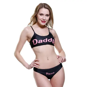 Seksi Print Bikini 2021 Ženske Kopalke Ženske Kopalke Tangice Push Up Bikini Komplet Visoko Pasu Plavanje Obleke za kopalke