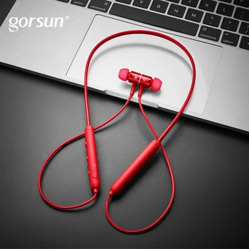 Bluetooth 5.0 Slušalke, Brezžične Čepkov, GORSUN E18A Lahek Šport Čepkov Magnetno v Uho Neckband Stereo