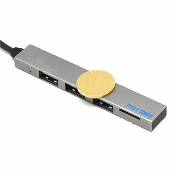 4 v 1 Zvezdišče USB Tip-C USB-C TF Reža za kartico S 3 USB 3.1 Vrata Za Macbook Pro