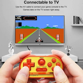 Retro Video Ročno Igralno Konzolo Gamepad Predvajalniki Prenosni Žep Igralno Konzolo Mini Ročni Igralec za Otroke Darilo