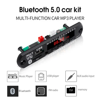 MP3 WMA Dekoder Odbor 5V 12V Audio Modul Podpira USB TF Radio Bluetooth Brezžični Glasbeni Komplet MP3 Predvajalnik Z Daljinskim upravljalnikom