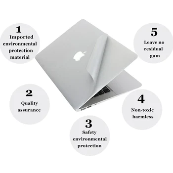 Za macbook 2020 Pro 13 A2289 Nalepke, Laptop Zgoraj & Spodaj Vinil Kože Kritje Za MacBook Air Pro Touch Vrstici 11 12 13 15 16 inchs