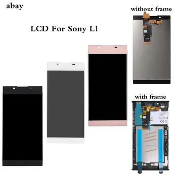 LCD-Zaslon za Sony Xperia L1 G3312 zaslon na dotik 5.5 palčni Računalnike Senzor Plošča Skupščine 5.5 palčni G3311 G3313