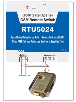 Badodo 200 Uporabnikov Garaža Odpirač GSM Modul za Daljinski Nadzor Dostopa Krmilnik za Električna vrata, prek SMS, GSM, 3G Vrata Odpirač RTU5024