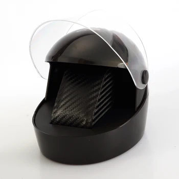 Kreativna Zasnova Luksuzni Motoristična Čelada Obliko Pu Usnje, Manšeta Plastičnih Sam Gledam Škatla Za Shranjevanje